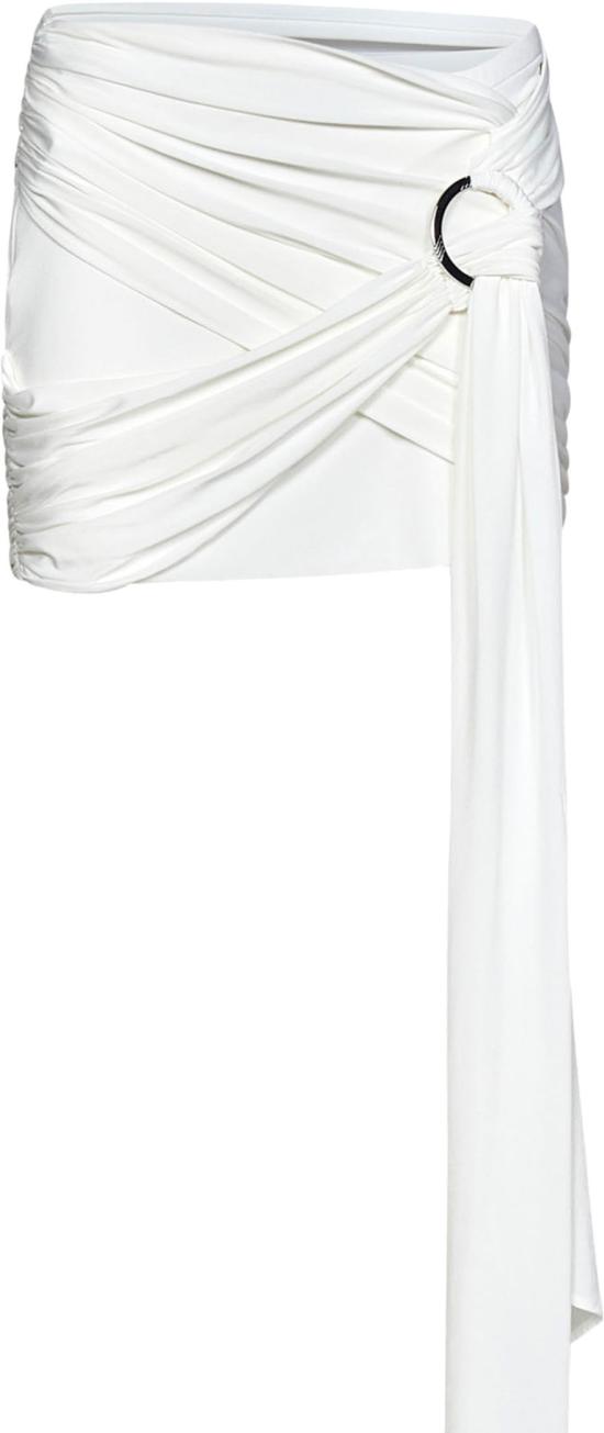  디 아티코 숏 스커트 231WCS122E069001 WHITE - THE ATTICO