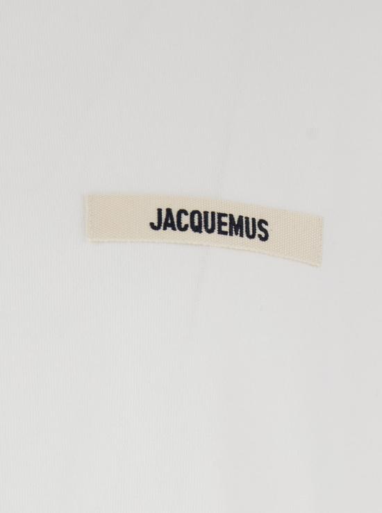 26SS 자크뮈스 그로그랭 로고 티셔츠 TSM00133AJ00226100 White - JACQUEMUS