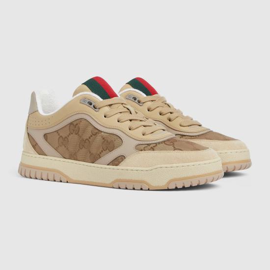 25FW 구찌 스웨이드 스니커즈 831661AAEX39646 Beige - GUCCI