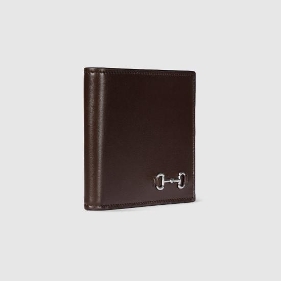 25FW 구찌 홀스빗 코인 포켓 반지갑 846953AAFP12140 Brown - GUCCI