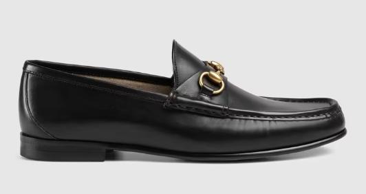 26SS 구찌 1953 홀스빗 레더 로퍼 307929BLM001000 Black