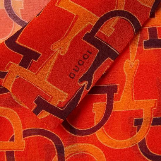 25SS 구찌 블라우스/셔츠 832898Z7AP17033 Orange - GUCCI