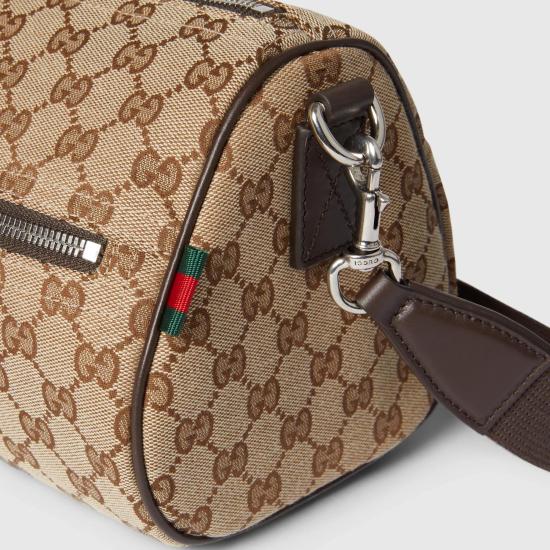 26SS 구찌 GG 캔버스 스몰 보스턴 백 834455FAEPT9753 Beige - GUCCI