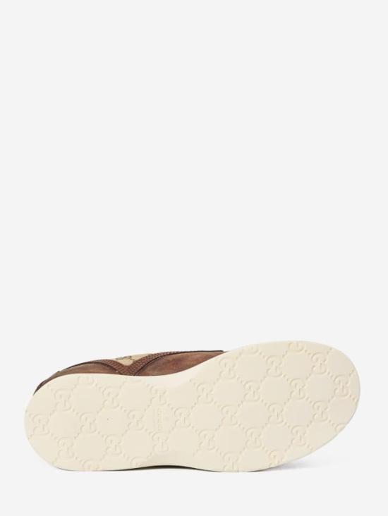 25FW 구찌 라운드 토 레이스업 앵클 부츠 831149AAEZE2541 Brown - GUCCI