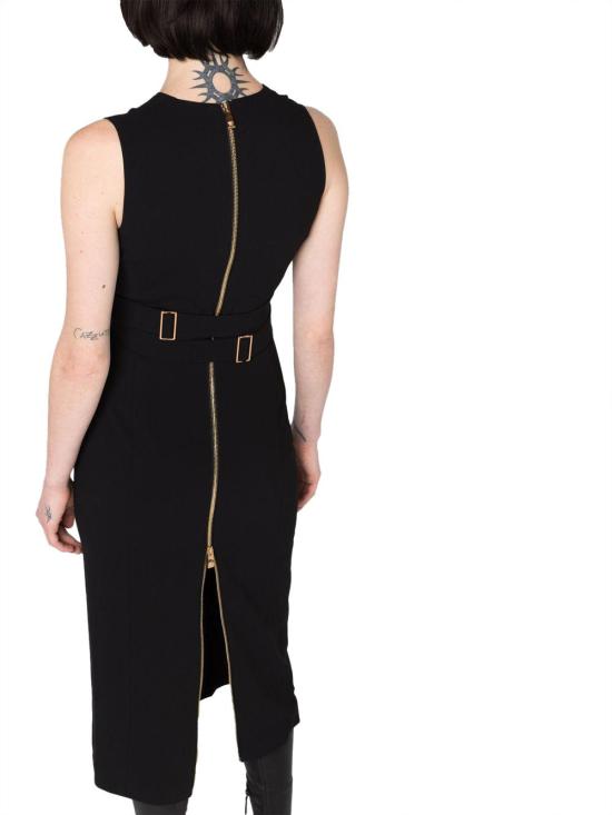  베르사체 미디 원피스 10082521A023951B000 BLACK - VERSACE