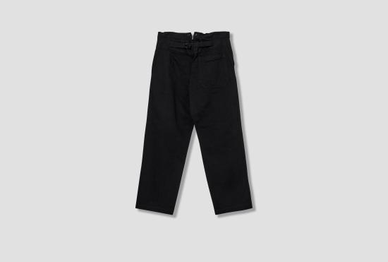 25FW 코모리 데님 팬츠 블랙 데님 오버 팬츠 C03-03002 블랙 - COMOLI