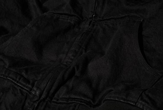 25FW COMOLI 데님 자켓 블랙 데님 지퍼 파카 C03-01003 블랙 - OTHER BRANDS