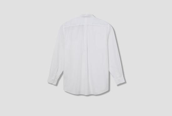 25FW COMOLI 긴팔 셔츠 코몰리  C03-02001 화이트 - COMOLI