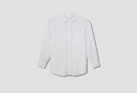 25FW COMOLI 긴팔 셔츠 코몰리  C03-02001 화이트