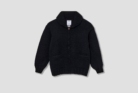 25FW 비즈빔 가디건 카우찬 핸드니트 0125205012004 블랙