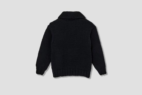 25FW 비즈빔 가디건 카우찬 핸드니트 0125205012004 블랙 - VISVIM