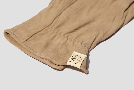 25FW 비즈빔 장갑 스웨이드  0125203003003 라이트 브라운 - VISVIM