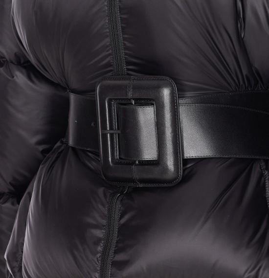 25FW 발렌시아가 아워글래스 쇼트 푸퍼  850864 TTO411000 Black - BALENCIAGA