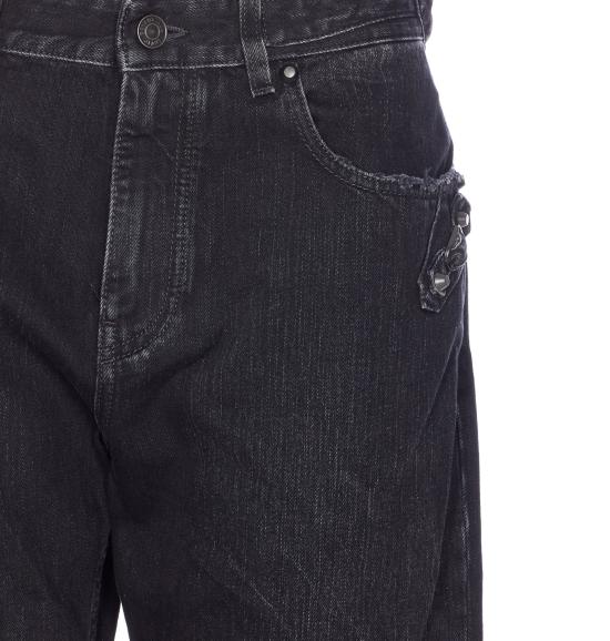 25FW 발렌시아가 스트레이트 팬츠 849953 TTW671037 Black - BALENCIAGA