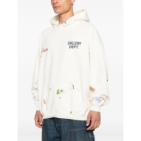 25FW 갤러리 디파트먼트 후드 티셔츠 SH 50040 LGAWH WHITE - GALLERY DEPT