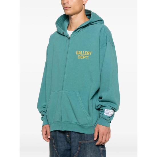25FW 갤러리 디파트먼트 후드 티셔츠 FZ 50047 VINTE GREEN - GALLERY DEPT