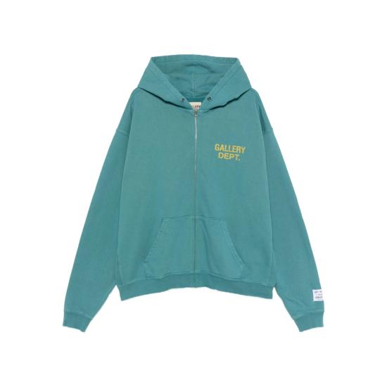 25FW 갤러리 디파트먼트 후드 티셔츠 FZ 50047 VINTE GREEN