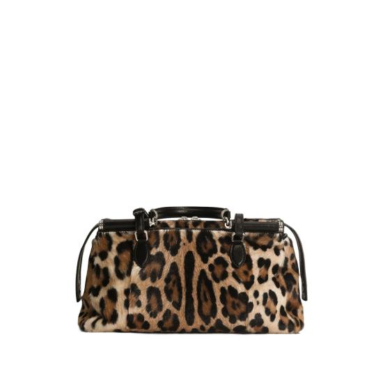 25FW 돌체앤가바나 토트백 BB7844 AX853 89738 BROWN BLACK - DOLCE & GABBANA