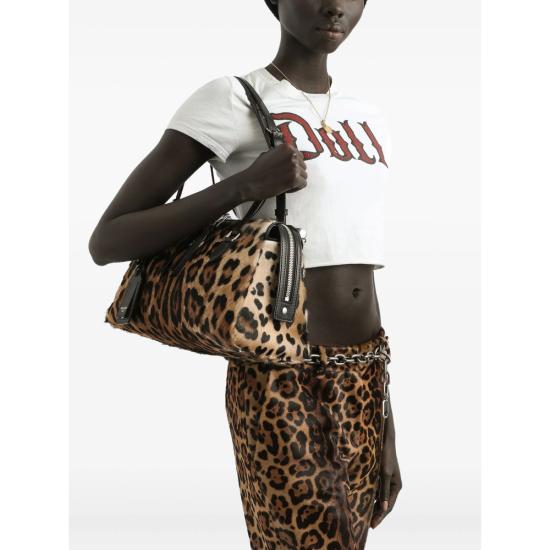 25FW 돌체앤가바나 토트백 BB7844 AX853 89738 BROWN BLACK - DOLCE & GABBANA