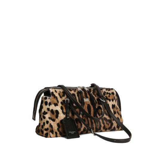 25FW 돌체앤가바나 토트백 BB7844 AX853 89738 BROWN BLACK - DOLCE & GABBANA