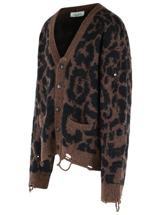 25FW 라니우스 가디건 F5LAMACA067570 Brown - LANEUS