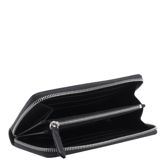 25FW 마르지엘라 4스티치 집어라운드 장지갑 S56UI0110 P4745T8013 Black - MAISON MARGIELA