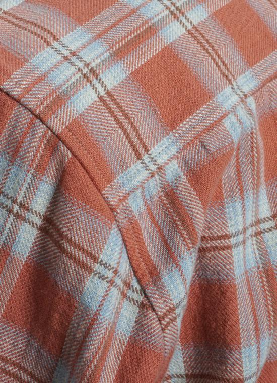  HANSEN GARMENTS 긴팔 셔츠 한센 가먼츠 레이몬드 루즈컷 셔츠 레드 체크 - HANSEN GARMENTS