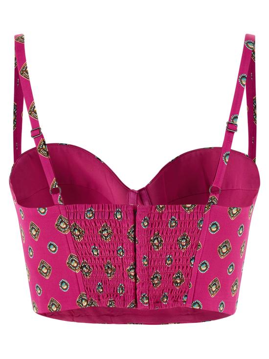 25FW 라장스 이브닝 티셔츠 40723SWNSOGE Fuchsia - L'AGENCE