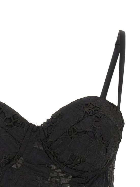 25FW 라장스 이브닝 티셔츠 40723PCSBLAC Black - L'AGENCE