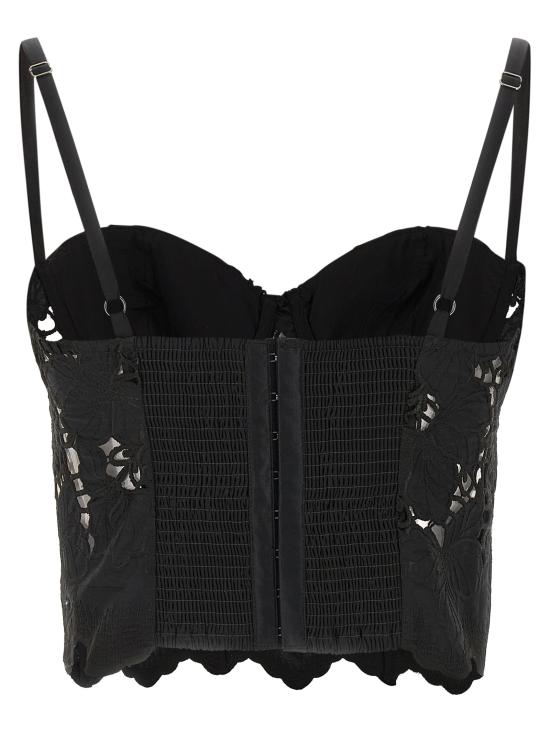 25FW 라장스 이브닝 티셔츠 40723PCSBLAC Black - L'AGENCE