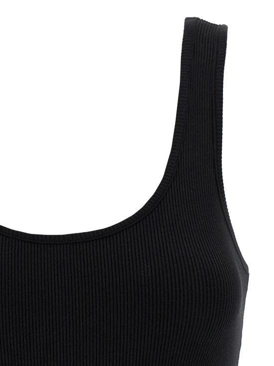 25FW 라장스 바디수트 티셔츠 5738CMRBLAC Black - L'AGENCE