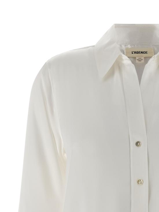 25FW 라장스 블라우스 40126CLWIVOR White - L'AGENCE
