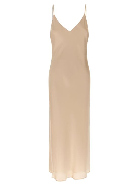 25FW 라장스 미디 원피스 61253CLWCHMP Beige