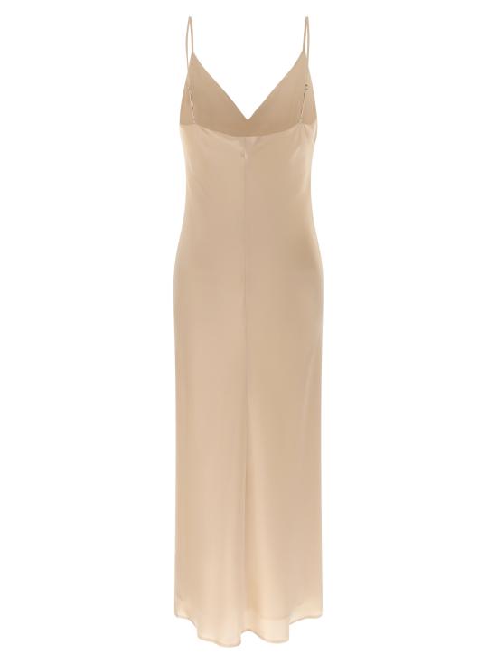 25FW 라장스 미디 원피스 61253CLWCHMP Beige - L'AGENCE