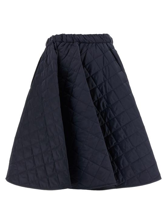 26SS 프라다 미디 스커트 21H023SOOO1WQ9F0AIN Blue - PRADA