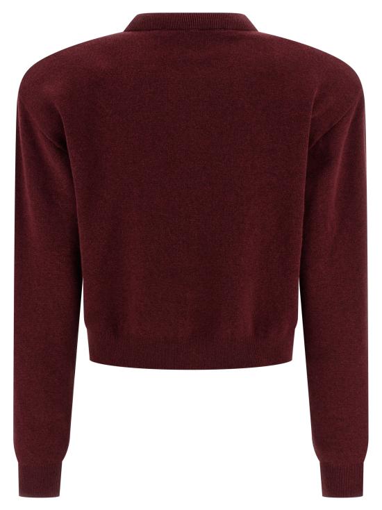 26SS 로테이트 바이 크리스텐슨 가디건 11385427342734 Bordeaux - ROTATE BY BIRGERCHRISTENSEN