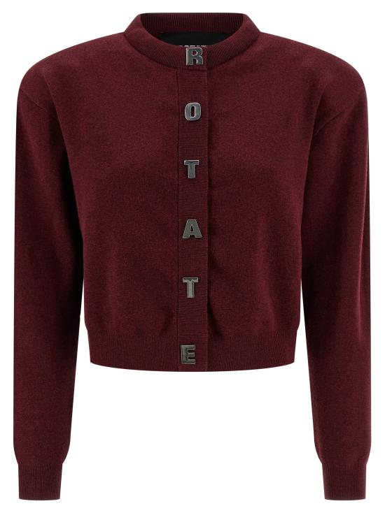 26SS 로테이트 바이 크리스텐슨 가디건 11385427342734 Bordeaux