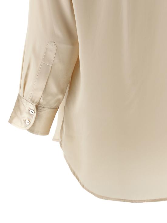 25FW 라장스 블라우스 40126CLWCHMP Beige - L'AGENCE