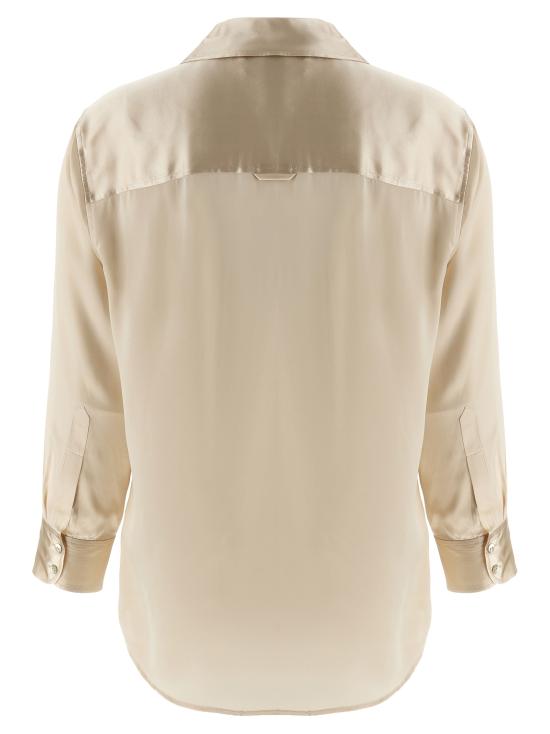25FW 라장스 블라우스 40126CLWCHMP Beige - L'AGENCE
