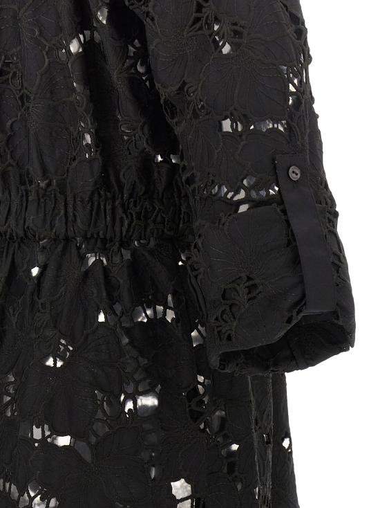 25FW 라장스 미디 원피스 61560PCSBLAC Black - L'AGENCE