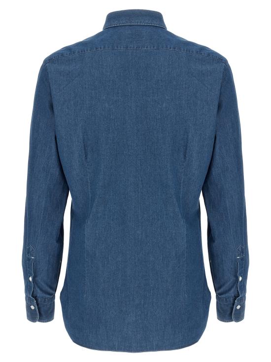 25FW 발바 긴팔 셔츠 K1U12P0150252U0001 Blue - BARBA