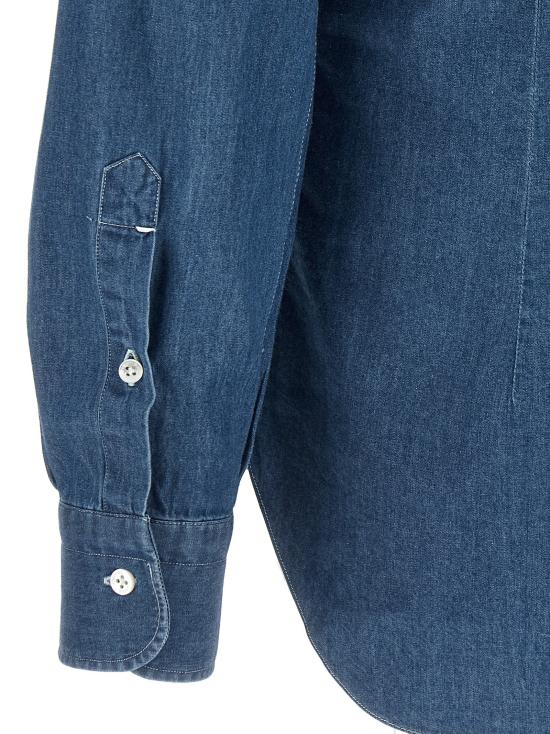 25FW 발바 긴팔 셔츠 K1U12P0150252U0001 Blue - BARBA