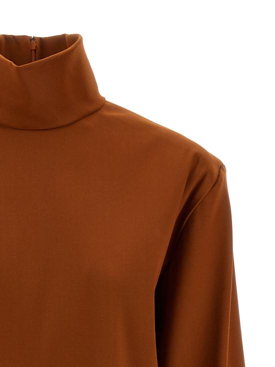 25FW 생로랑 터틀넥 845857Y5J952498 Orange - SAINT LAURENT