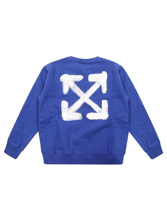 25FW [키즈] 오프화이트 티셔츠 OBBA001F25FLE0034501 BLU - OFF WHITE