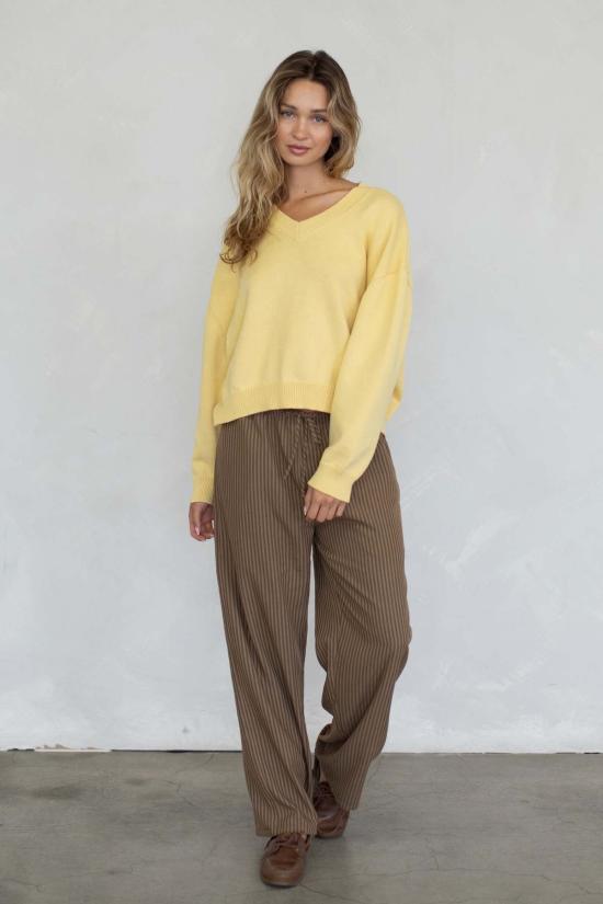  아잘레아 스트레이트 팬츠 아잘리아 프랭키 스트라이프 팬츠 - AZALEA