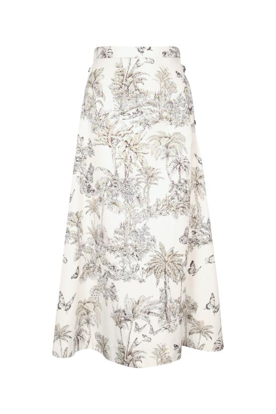 25FW 디올 미디 스커트 541J86A3A91 0810 WHITE