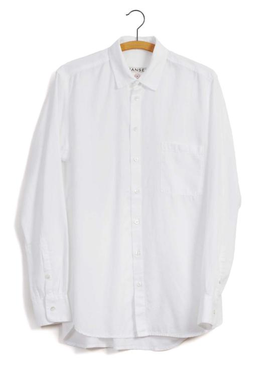 HANSEN GARMENTS 긴팔 셔츠 한센 가먼츠 헤닝  화이트