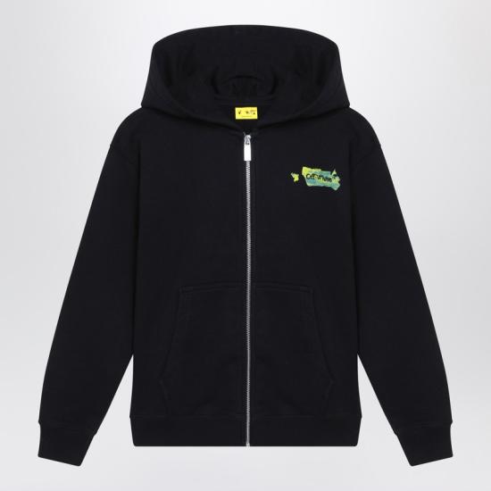  [키즈] 오프화이트 셔츠 OBBE001F25FLE002 Black