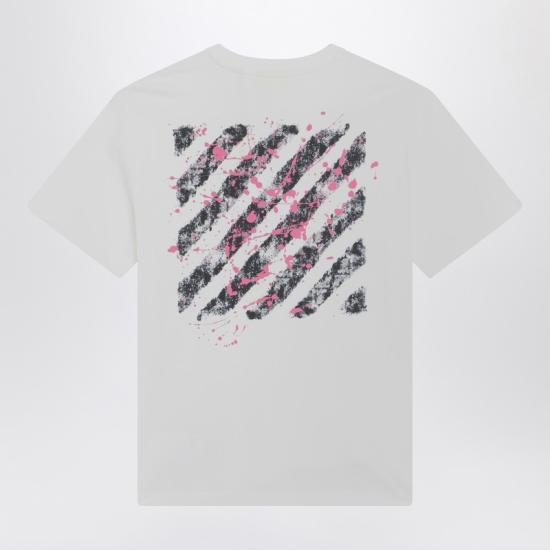  [키즈] 오프화이트 티셔츠 OGAA001F25JER008 White - OFF WHITE