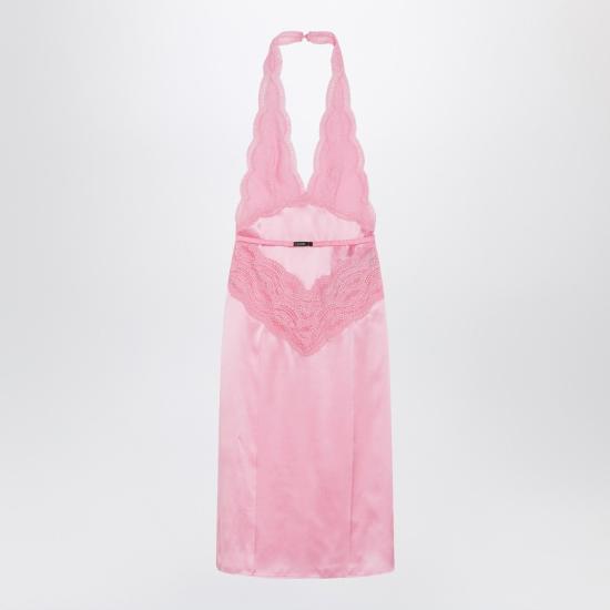 25FW 구찌 실크 새틴 드레스 839410XUAM6 Pink